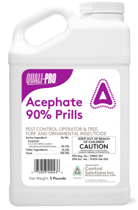 Quali-Pro Acephate 90% Prills Insecticide 5 lb Jug - 6 per case - Insecticides